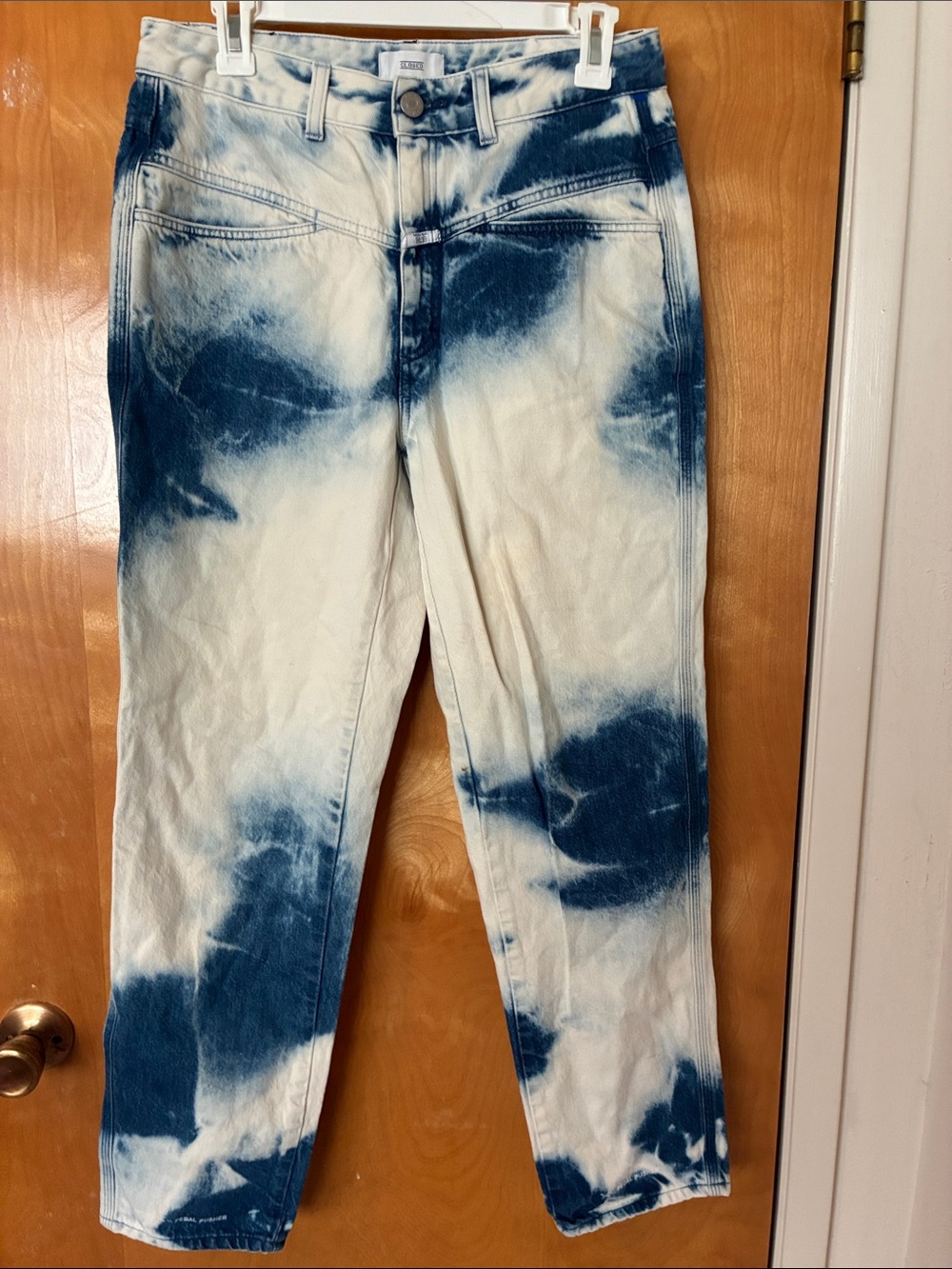 Closed Tie-Dye Blue and White tie dye Women's Jeans Italy Sz 10